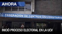 Inició proceso electoral en la UCV - 25May - Ahora