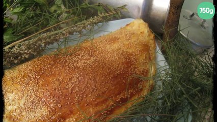 Chausson croustillant au camembert