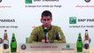 Roland-Garros 2022 - Carlos Alcaraz : "I believe in myself, you have to try to follow your dreams, work very hard every day, that's the secret !"