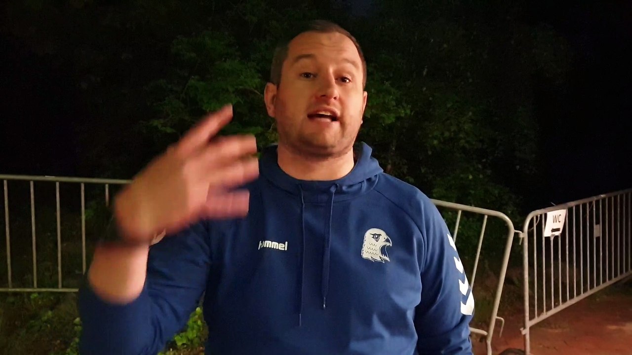 Timo Oehlenschläger (Präsident HFC Falke) nach dem letzten Heimspiel in der 'FENIX Trophy' im Interview_1