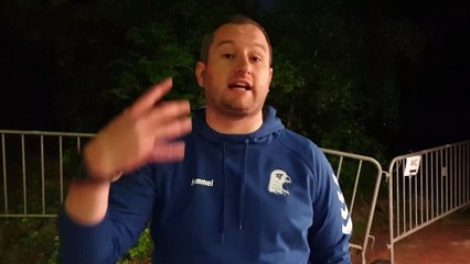 Timo Oehlenschläger (Präsident HFC Falke) nach dem letzten Heimspiel in der "FENIX Trophy" im Interview_1