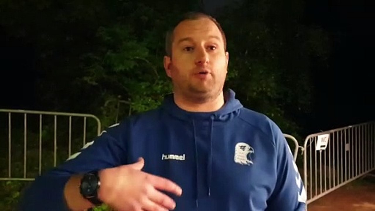 Timo Oehlenschläger (Präsident HFC Falke) nach dem letzten Heimspiel in der 'FENIX Trophy' im Interview_2