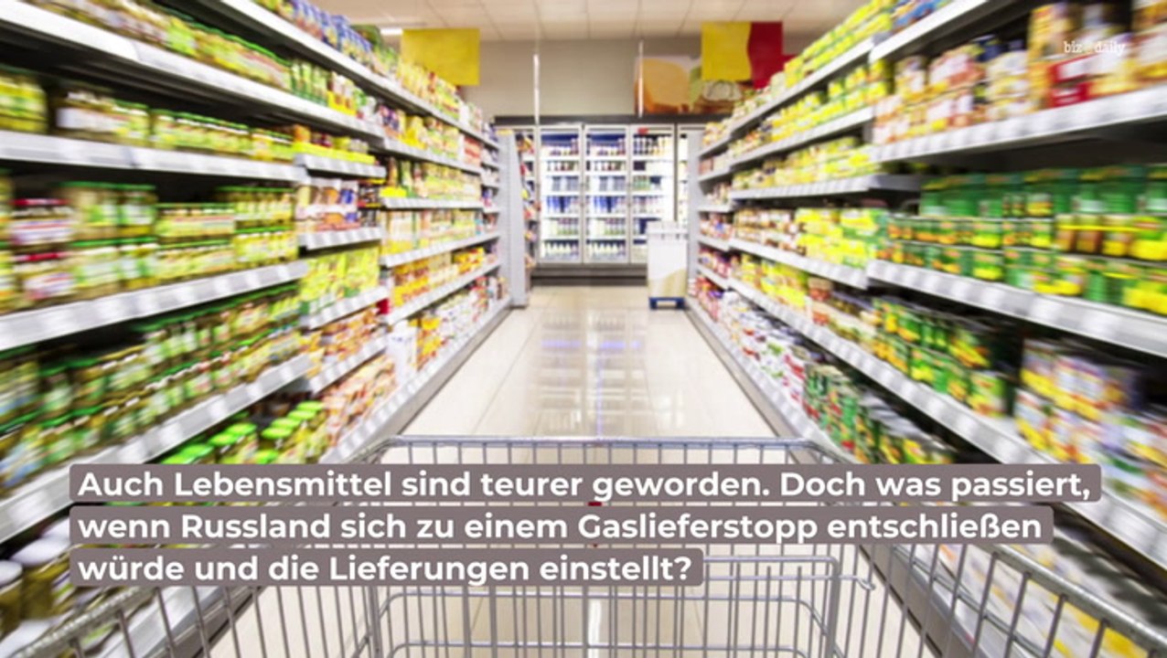 Bei Gaslieferstopp: Droht Engpass bei DIESEN Lebensmitteln?