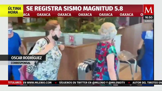 Sismo de magnitud 5.8 sacude Crucecita, Oaxaca