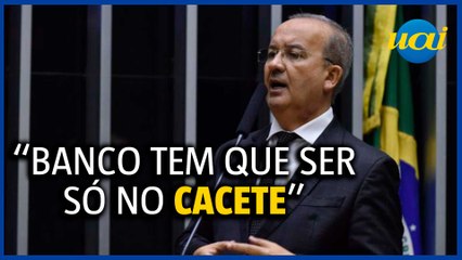Senador Jorginho Mello diz que 'banco tem que ser só no cacete'