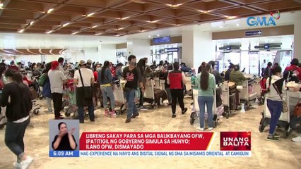Libreng sakay para sa mga balikbayang OFW, ipatitigil na simula sa Hunyo | UB