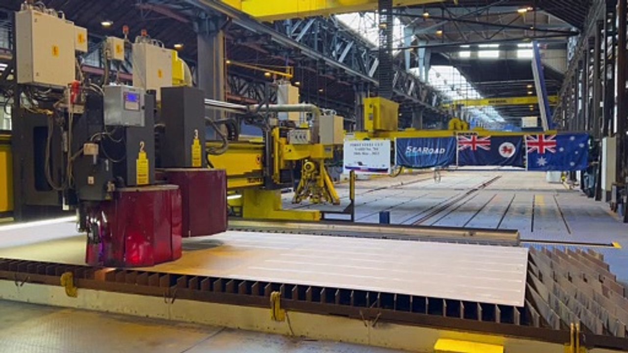 SeaRoad first steel cut video