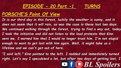 KinnPorsche The Series Episode 20 Part 1-- KinnPorsche Audiobook -- KinnPorsche spoilers part 22