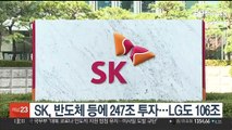 SK, 반도체 등에 247조 투자…LG도 106조