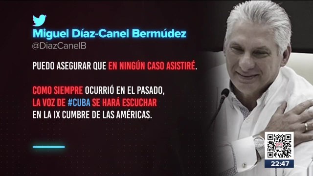 Miguel Díaz-Canel descarta asistir a la Cumbre de las Américas