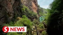 Yulu Ravine, a geological wonder in China's Yunnan