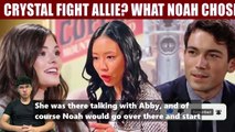 The Young And The Restless Spoilers Crystal confronts Allie, Who will Noah choos