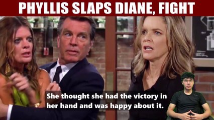 The Young And The Restless Phyllis gets angry and slaps Diane, Kyle doesn't forg
