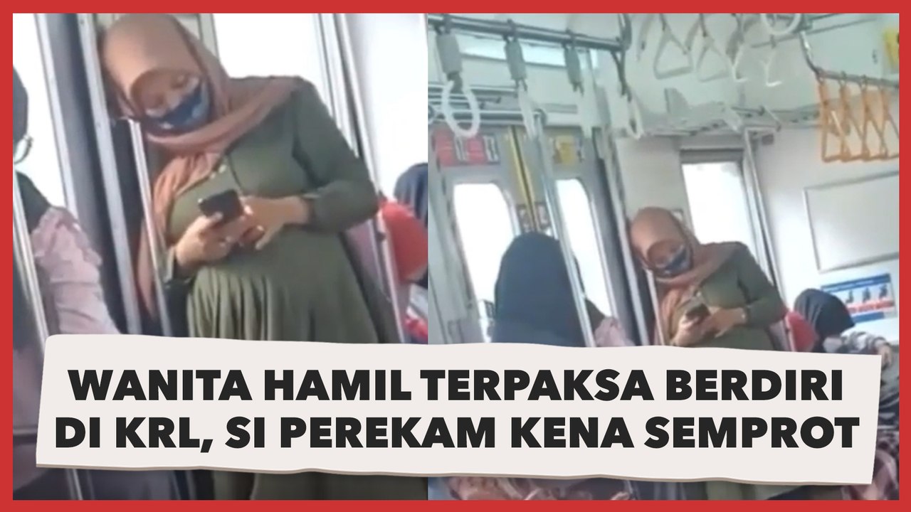 Wanita Hamil Terpaksa Berdiri di KRL Lantaran Tak Ada yang Beri Tempat Duduk, Si Perekam Ikut Kena Semprot Netizen