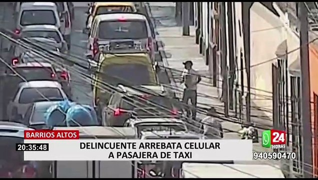 Barrios Altos: cae delincuente que aprovechaba tráfico para robar a pasajeros