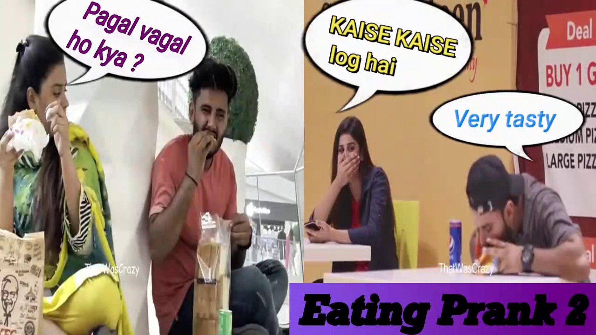Eating food badly 2 | gone wrong | funny | public prank | pranksters - video  Dailymotion