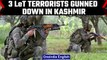 Kashmir: 3 LeT terrorists gunned down in Kupwara district| Oneindia News