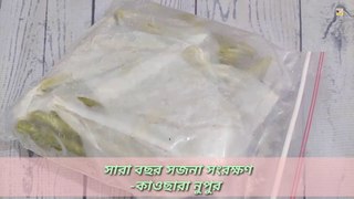 রং এবং গুণাগুণ ঠিক রেখে সারা বছর সজনা সংরক্ষণ | Drumstick Preservation Process by Kawsara Nupur #KawsaraNupurCooking