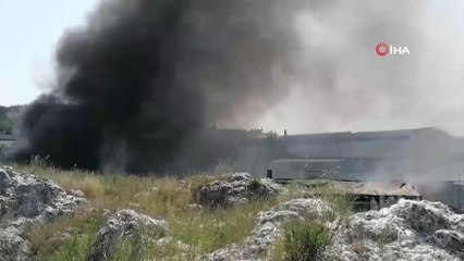 Plastik fabrikasında çıkan yangın kontrol altına alındı