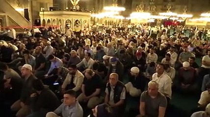 Ayasofya'da fetih namazı