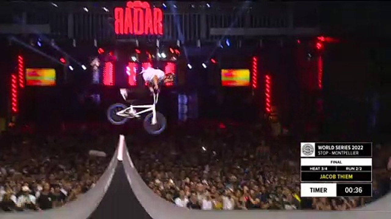 Jacob Thiem | 3rd place - BMX Freestyle Spine Ramp Final | #FISEMontpellier 2022