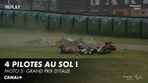 3 chutes différentes en un seul tour ! - Grand Prix d'Italie - Moto 3