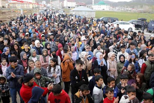 Erzurum'da yapılan off-road yarışları nefesleri kesti