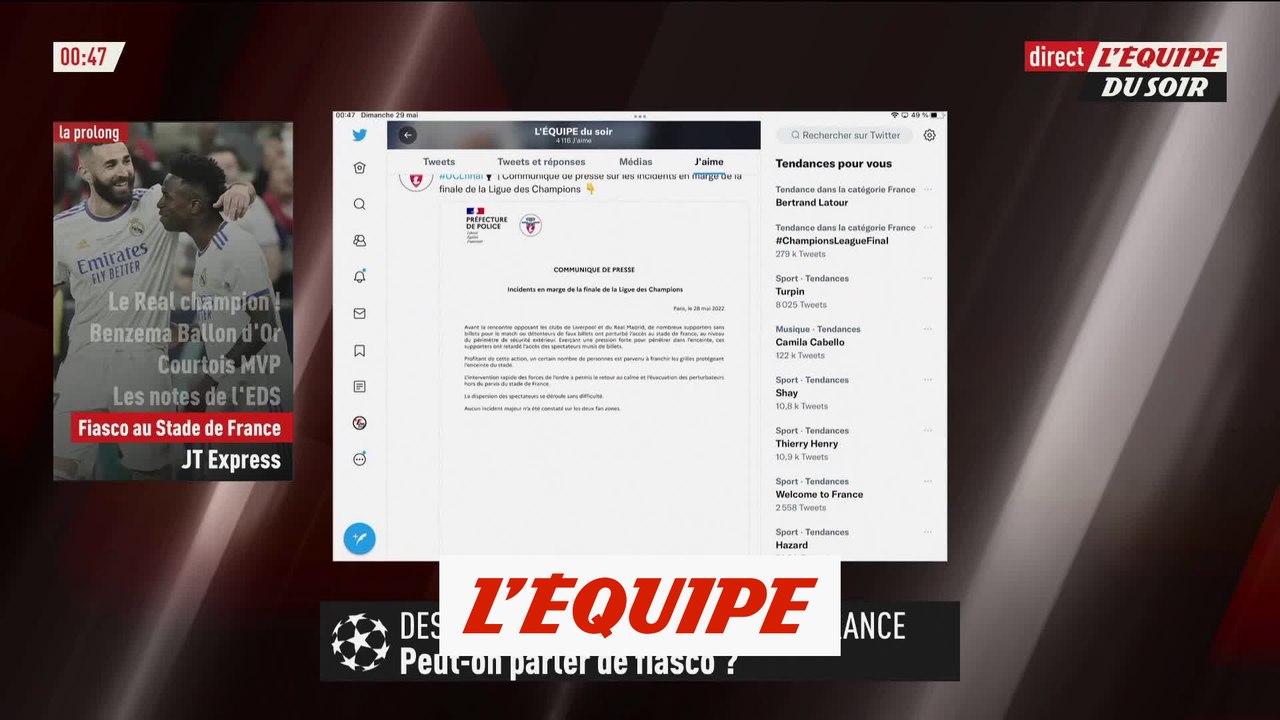 L'UEFA et le ministère de l'Intérieur pointent les supporters - Foot - C1 - Liverpool-Real Madrid