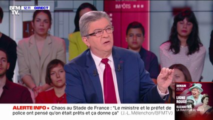 "Poutine est un homme qui semble être plus proche d'un psychopathe que d'un homme qui a un comportement normal" déclare Jean-Luc Mélenchon