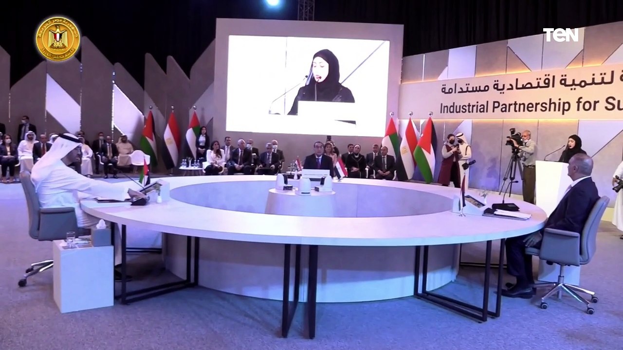 كلمة رئيس الوزراء خلال إطلاق مبادرة الشراكة الصناعية التكاملية بين مصر والإمارات والأردن