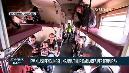 Medan Pertempuran Berpindah, Warga Ukraina Timur Terpaksa Mengungsi