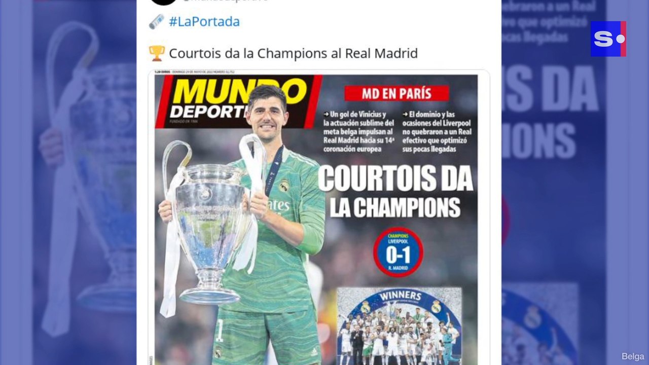 Thibaut Courtois héros de la victoire du Real Madrid en finale de la Ligue des Champions contre Liverpool