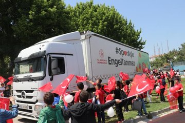 "Spor Aşkı Engel Tanımaz" tırı Edirne'ye ulaştı