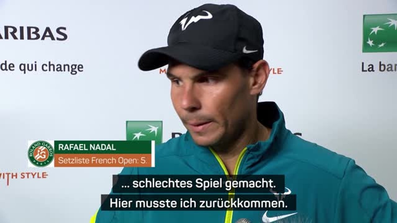 Nadal selbstkritisch: “Muss mich verbessern”
