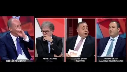 Muharrem İnce ile Zafer Şahin arasında tartışma: 'Git bu masalları A Haber'de anlat'