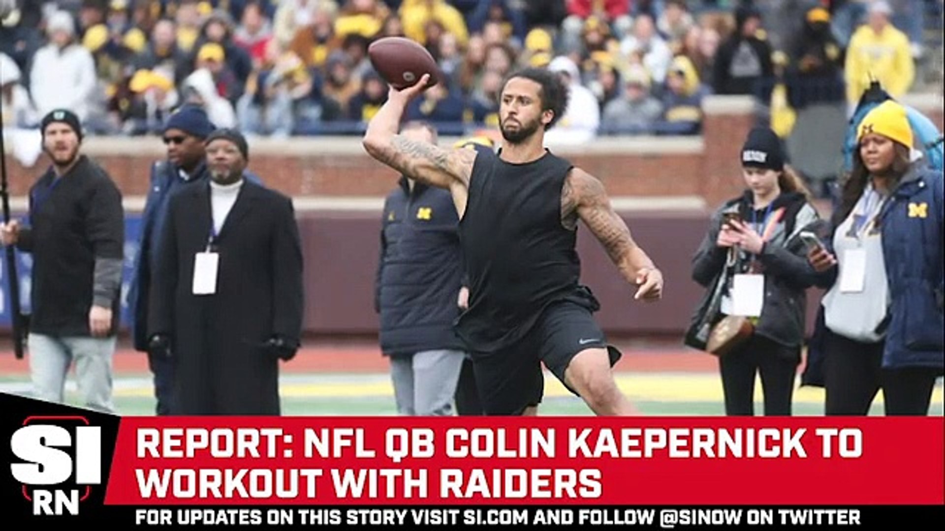 Colin Kaepernick Working Out With Raiders - video Dailymotion