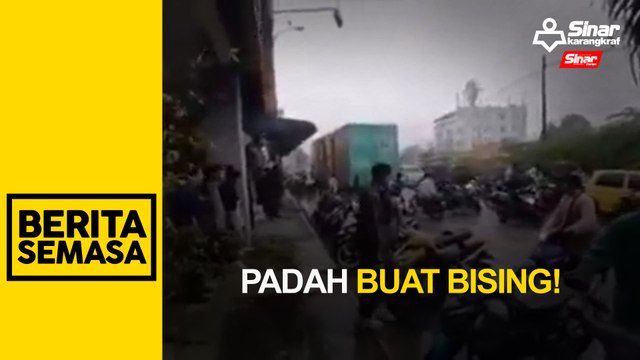 Polis buru sekumpulan remaja buat bising