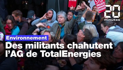 Environnement : l'AG de TotalEnergies chahutée