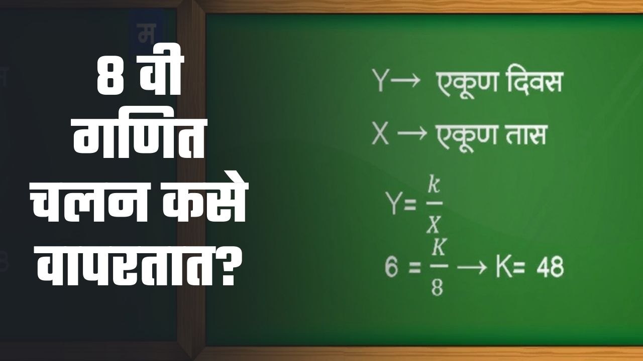 "शालेय अभ्यासाची उजळणी | 8 वी गणित चलन कसे वापरतात?