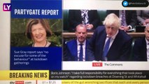 Boris Johnson Apologises Again After Sue Gray Report On Parties At No 10 Downing Street During Covid-19 Lockdown