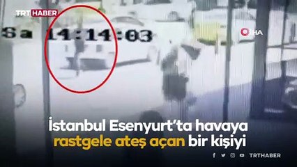 Havaya ateş açtı, silahını indirmeden yakalandı
