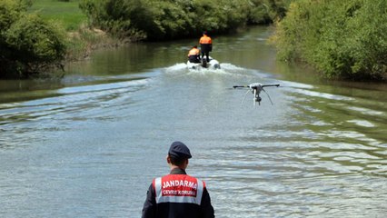 Kaçak inci kefali avcıları, termal dronlar ile takip ediliyor