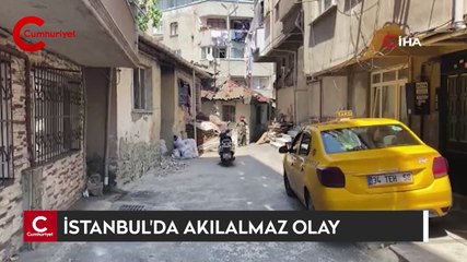 İstanbul’da akılalmaz olay: Hırsız kaçtığı çatıdan çocuğun üstüne düştü
