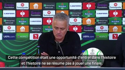 Finale - Mourinho : "Nous entrons dans l'histoire"