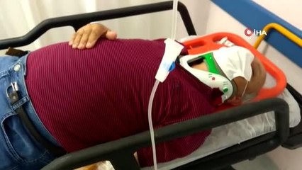 Ani fren yapan halk otobüsünde savrulan yolcu yaralandı