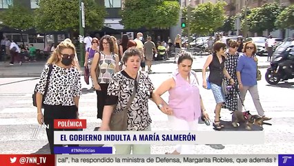 El gobierno indulta a María Salmerón