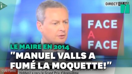 Tải video: Législatives: quand Bruno Le Maire ne soutenait pas (du tout) Manuel Valls