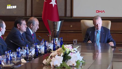 Cumhurbaşkanı Erdoğan'dan Larkin'e: "İmzanı ben attım, gidersen ayıp edersin"