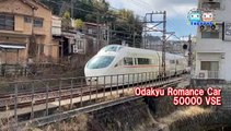 [Train Japan] Romance Car and Friends!!  Odakyu Line!  Trains from Shinjuku to Hakone!