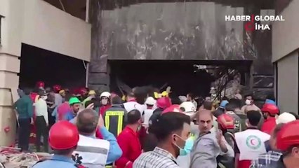 İran'da çöken binada ölü sayısı 18'e yükseldi
